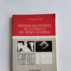 Libros de segunda mano: MÉTODOS DIAGNÓSTICOS EN LA CONSULTA DEL MÉDICO DE FAMILIA. Lote 399635169
