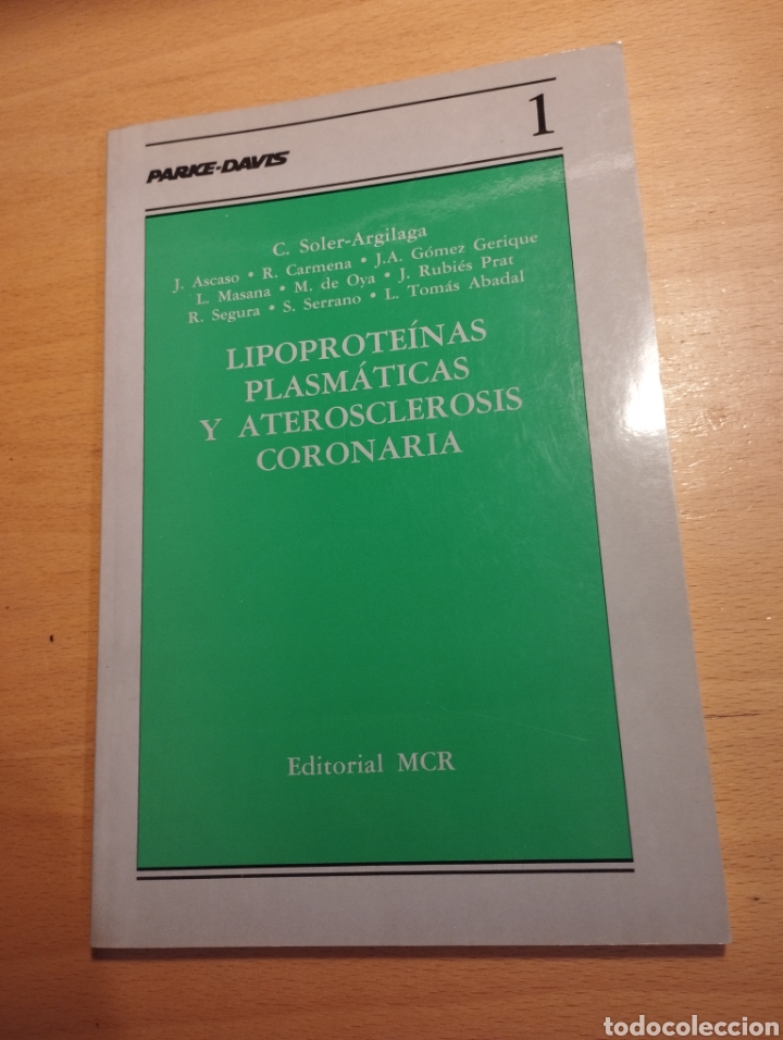 Gebrauchte B&uuml;cher: LIPOPROTE&Iacute;NAS PLASM&Aacute;TICAS Y ATEROSCLEROSIS CORONARIA 1 (VV. AA.)