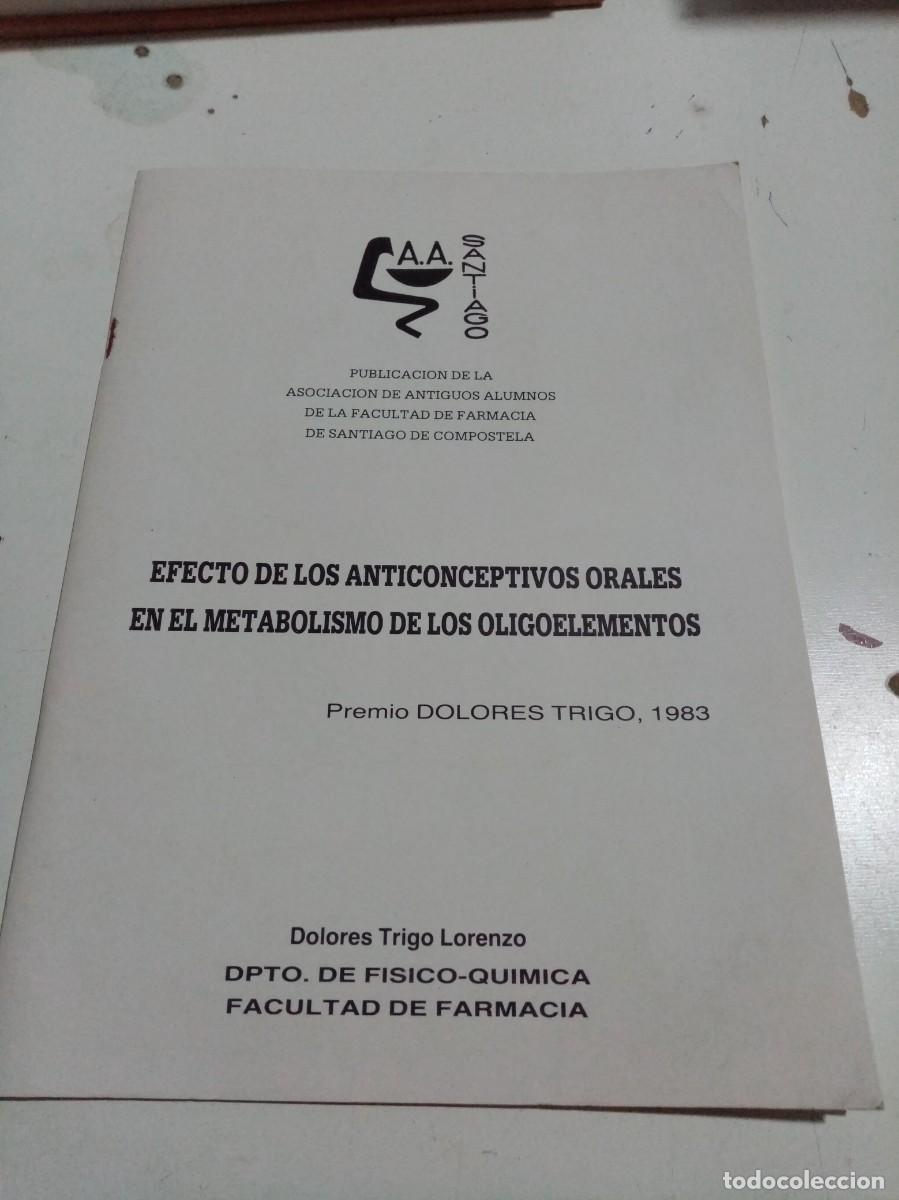 Second hand books: EFECTO DE LOS ANTICENCEPTIVOS ORALES EN EL METABOLISMO DE LOS OLIGOELEMENTOS. EST10B4