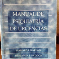 Libros de segunda mano: MANUAL DE PSIQUIATRÍA DE URGENCIAS. Lote 402619154