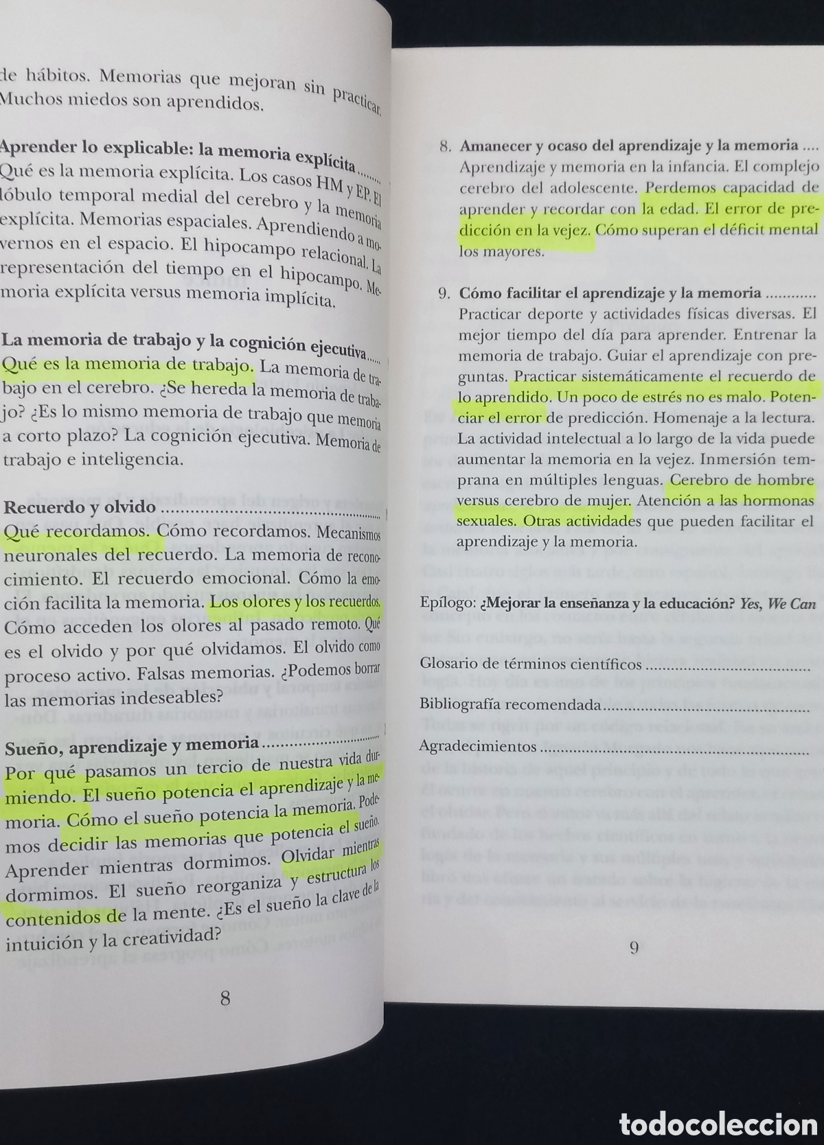 Libros de segunda mano: APRENDER, RECORDAR Y OLVIDAR. CLAVES CEREBRALES DE LA MEMORIA - Foto 3