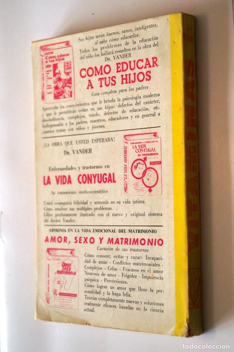 Libros de segunda mano: Vitaminas. Dr. Vander. (1963). - Foto 3