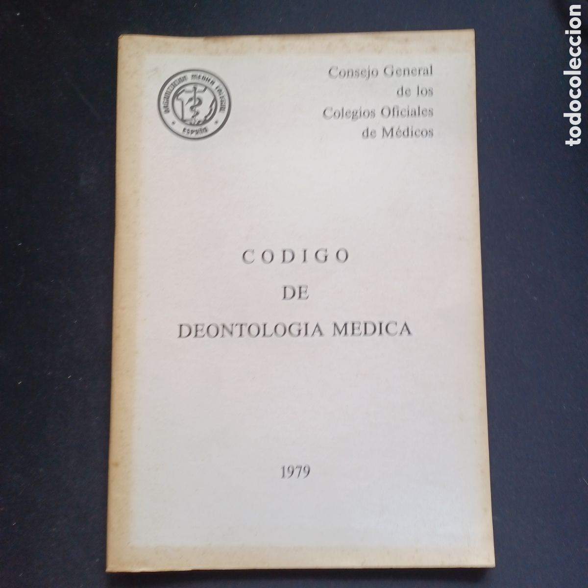 Libros de segunda mano: CODIGO DE DEONTOLOGIA MEDICA 1979