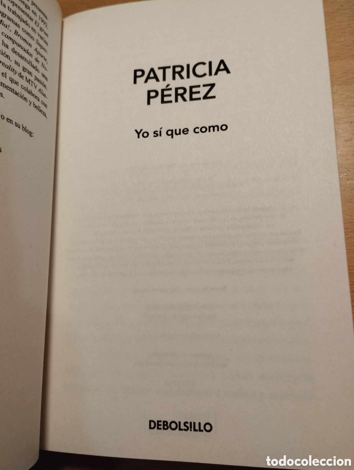 Libros de segunda mano: YO S&Iacute; QUE COMO (PATRICIA P&Eacute;REZ) - Foto 2