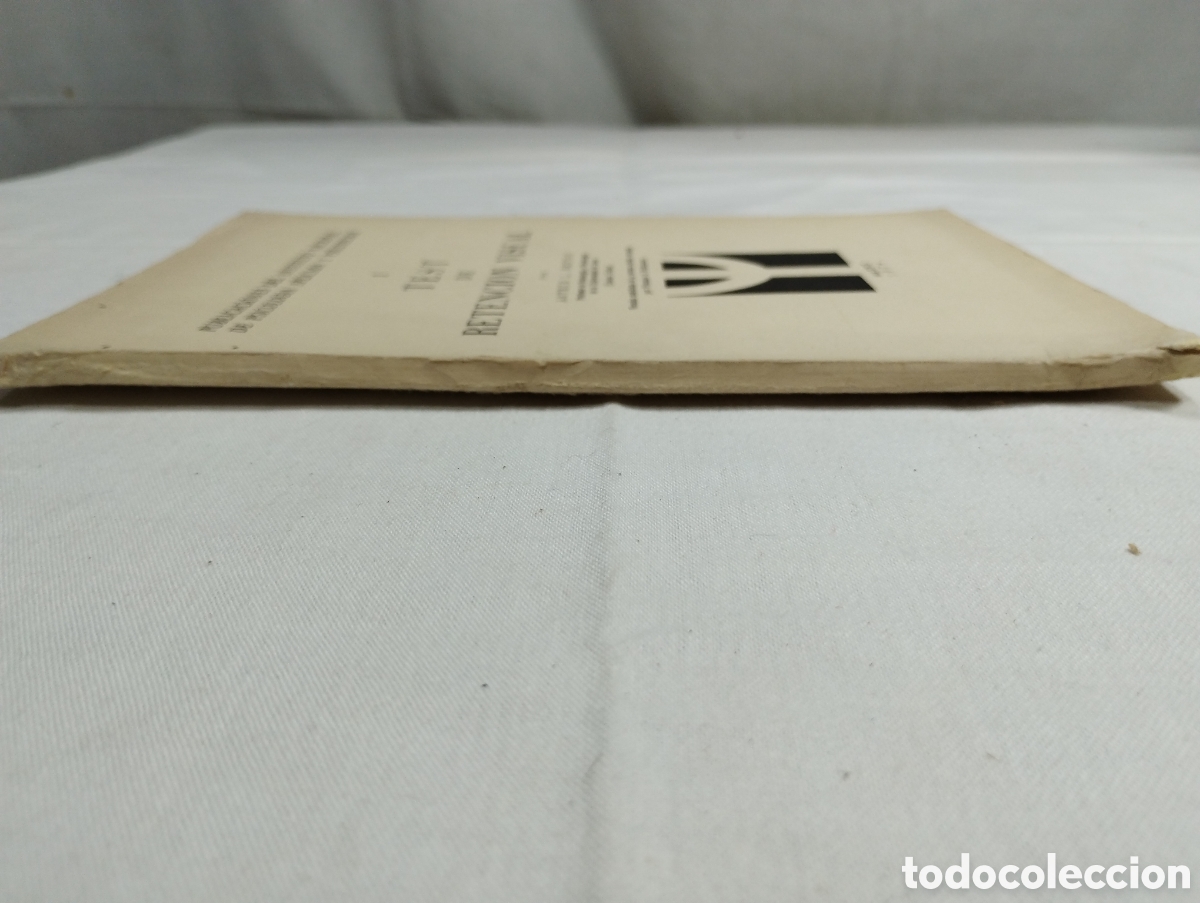 Libros de segunda mano: I test de retenci&oacute;n visual. Madrid, 1974 KKB - Foto 2