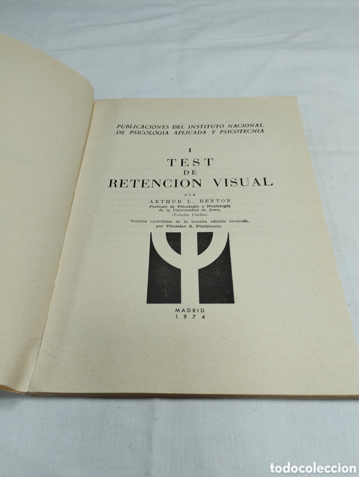 Libros de segunda mano: I test de retenci&oacute;n visual. Madrid, 1974 KKB - Foto 3