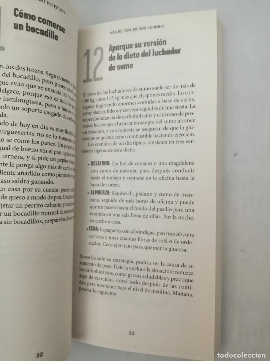 Libros de segunda mano: M&aacute;s beicon, menos running (Primera edici&oacute;n) - Foto 5