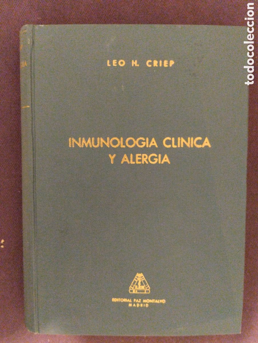Libri di seconda mano: Inmunolog&iacute;a cl&iacute;nica y alergia, Leo H. Criep