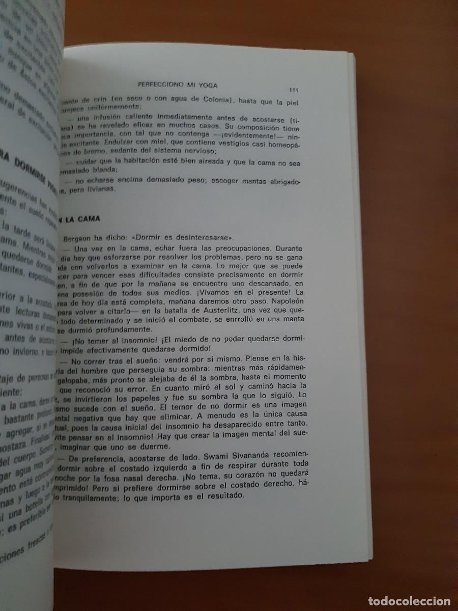 Libros de segunda mano: Perfecciono mi yoga Andre Van Lysebeth - Foto 6
