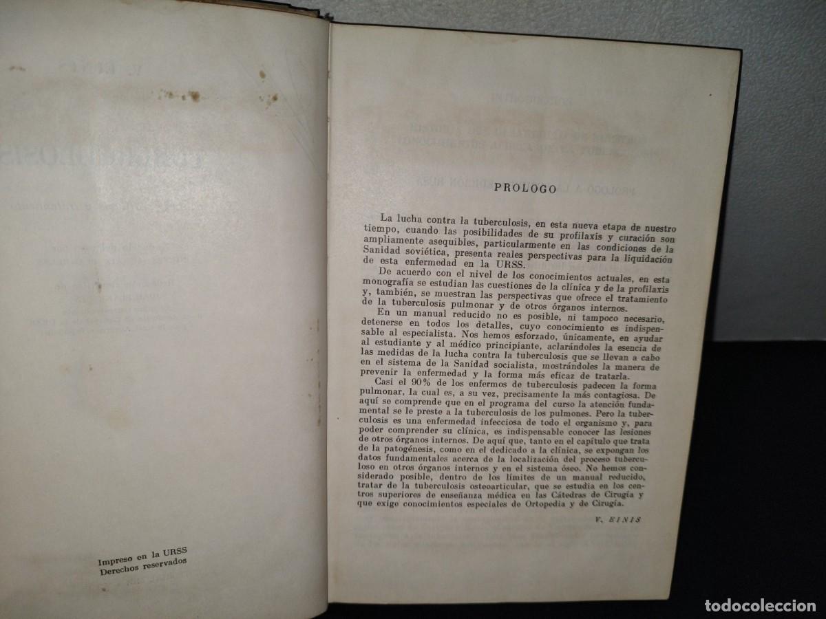 Libros de segunda mano: 9- TUBERCULOSIS - V. EINIS - 70S - Foto 4
