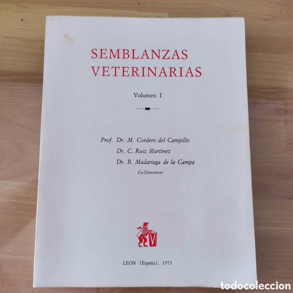 Libros de segunda mano: SEMBLANZAS VETERINARIAS - Foto 1