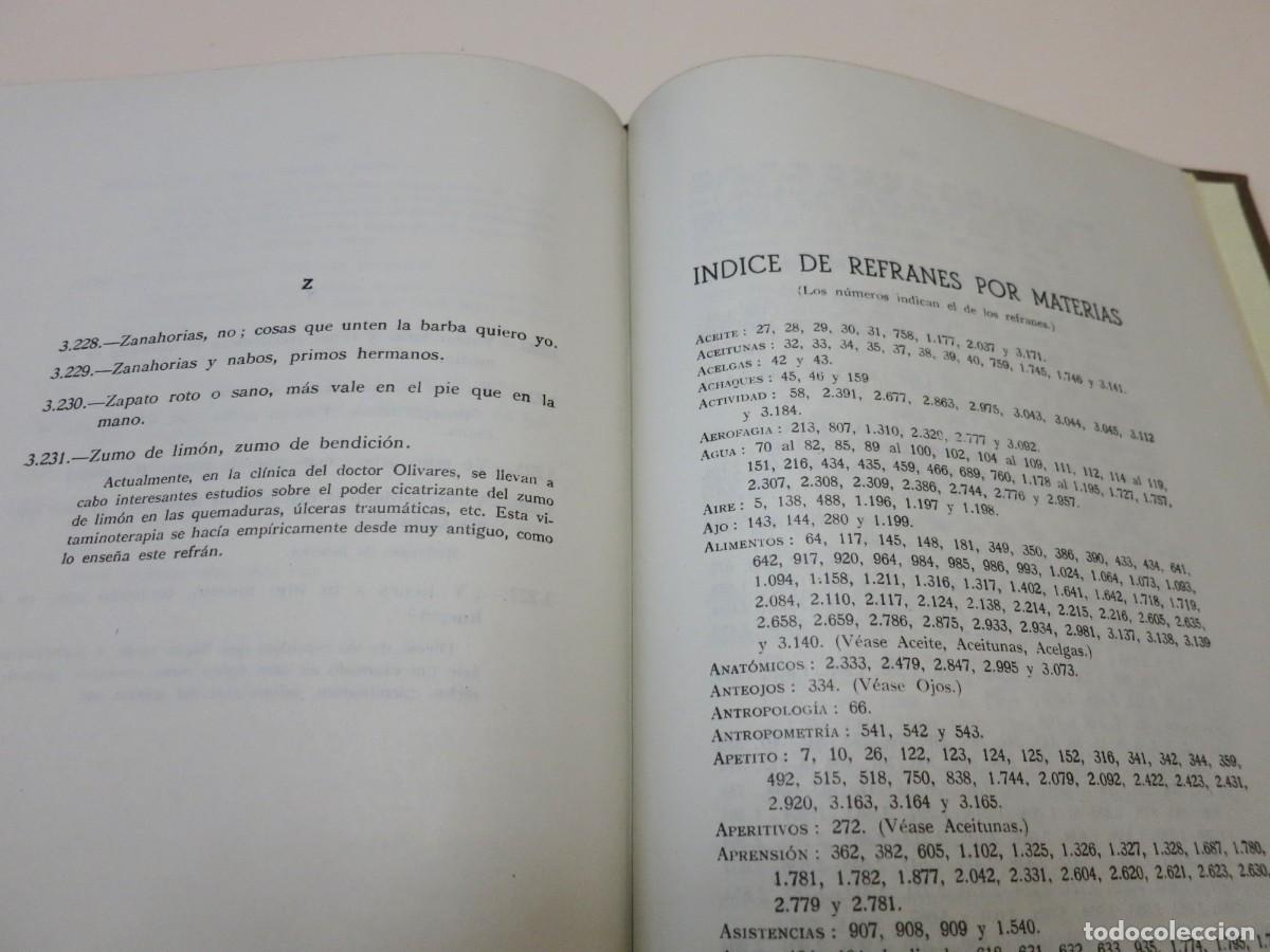 Libros de segunda mano: Refranero m&eacute;dico - CASTILLO DE LUCAS, Antonio - Foto 6