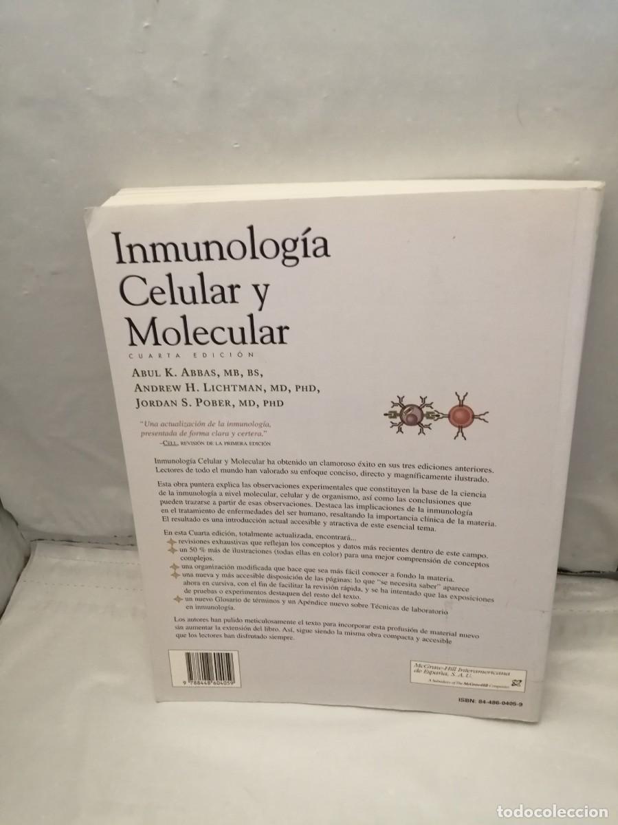 Libros de segunda mano: INMUNOLOG&Iacute;A CELULAR Y MOLECULAR (Cuarta edici&oacute;n) - Foto 2