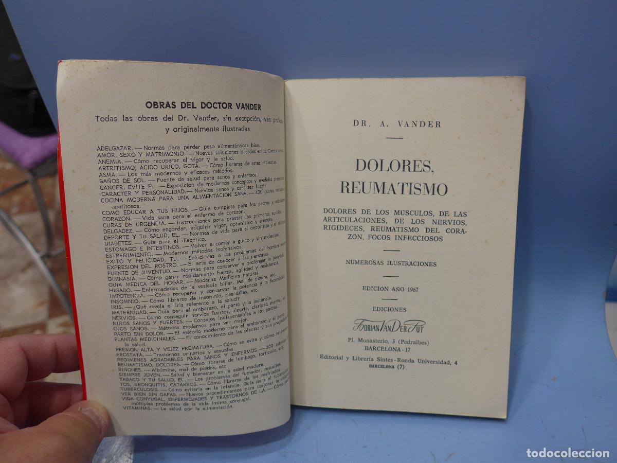Libros de segunda mano: DOLORES REUMATISMO - DR. VANDER - Foto 5