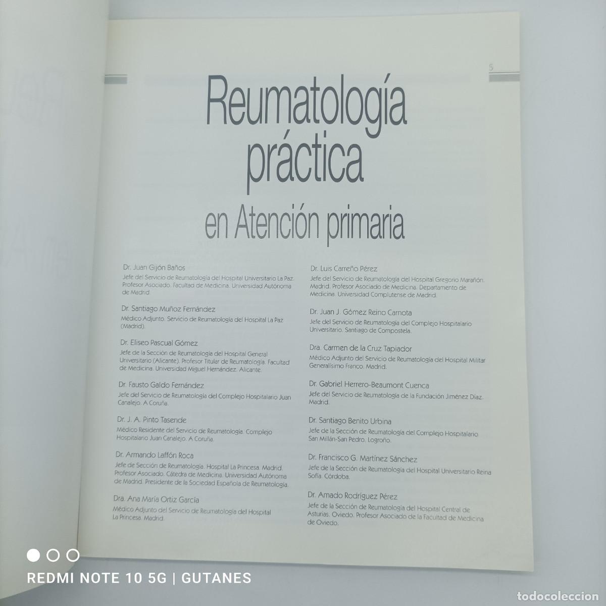 Libros de segunda mano: REUMATOLOGIA PRACTICA - Foto 2