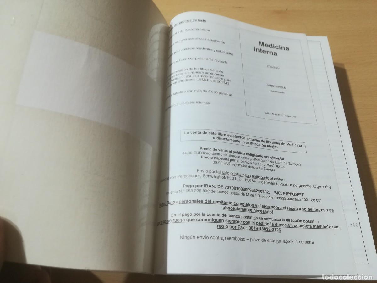 Libros de segunda mano: MEDICINA INTERNA / GERD HEROLD / AM77 / - Foto 4