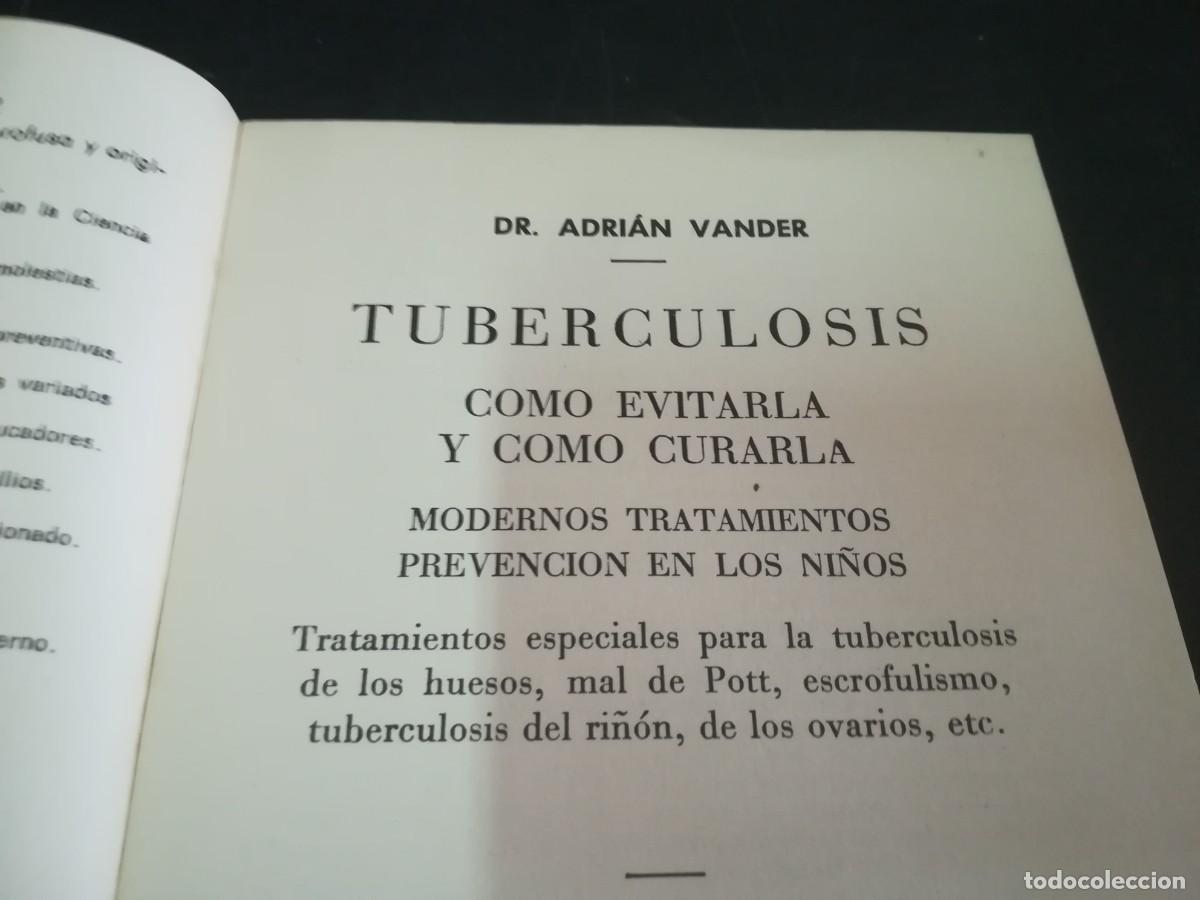 Libros de segunda mano: TUBERCULOSIS / DR.VANDER / CONS501 - Foto 5