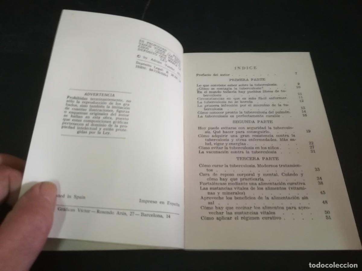 Libros de segunda mano: TUBERCULOSIS / DR.VANDER / CONS501 - Foto 7
