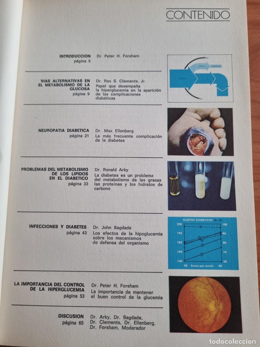 Libros de segunda mano: IMPLICACIONES DE LA HIPERGLUCEMIA. ED: PFIZER. 1972 - Foto 4