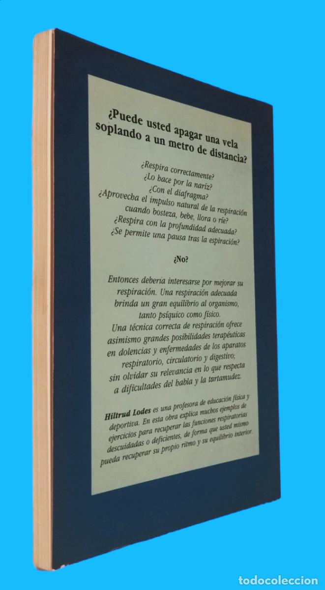 Libros de segunda mano: APRENDE A RESPIRAR / HILTRUD LODES. CASI COMO NUEVO. - Foto 2