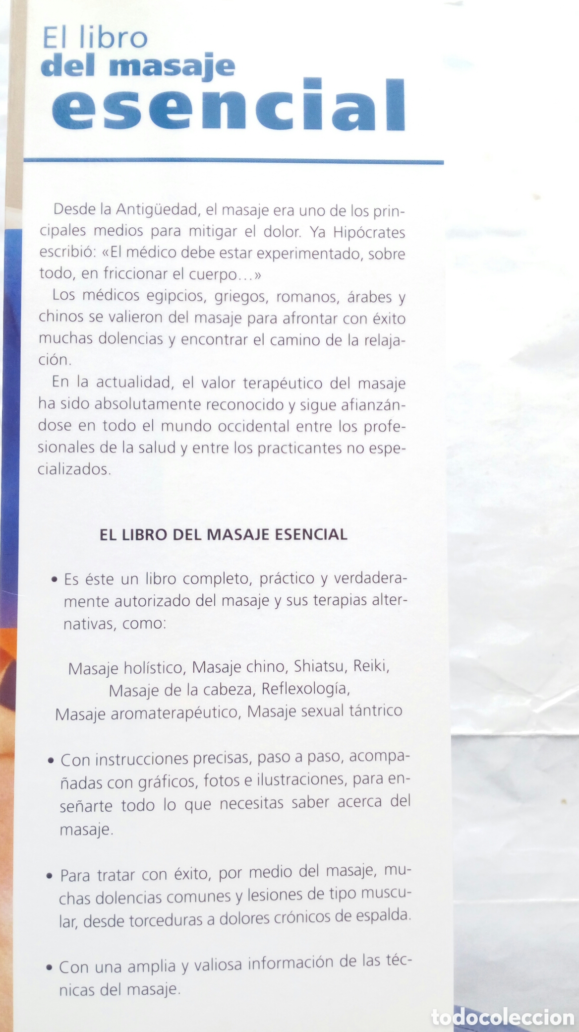 Libros de segunda mano: El libro del masaje esencial. Eilean Bentley. - Foto 3