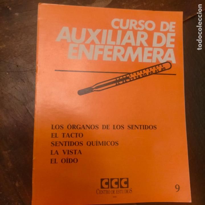 Libri di seconda mano: FASCICULO CURSO CCC AUXILIAR DE ENFERMERIA 9 ORGANOS SENTIDOS TACTO QUIMICOS VISTA OIDO