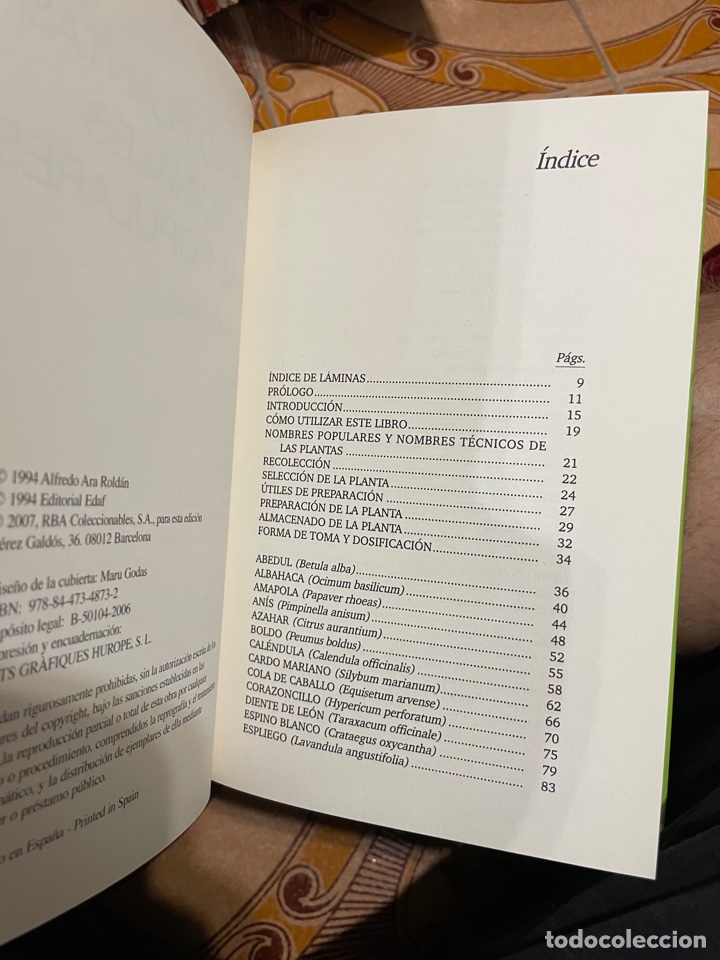 Libros de segunda mano: Plantas medicinales (Alfredo Ara) - Foto 6