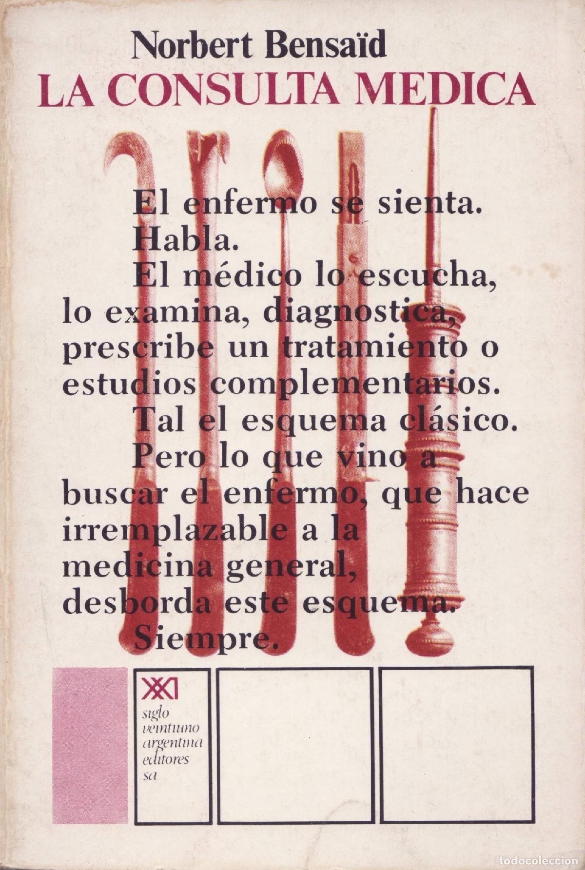 Second hand books: La consulta medica - Bensaid, Norbert