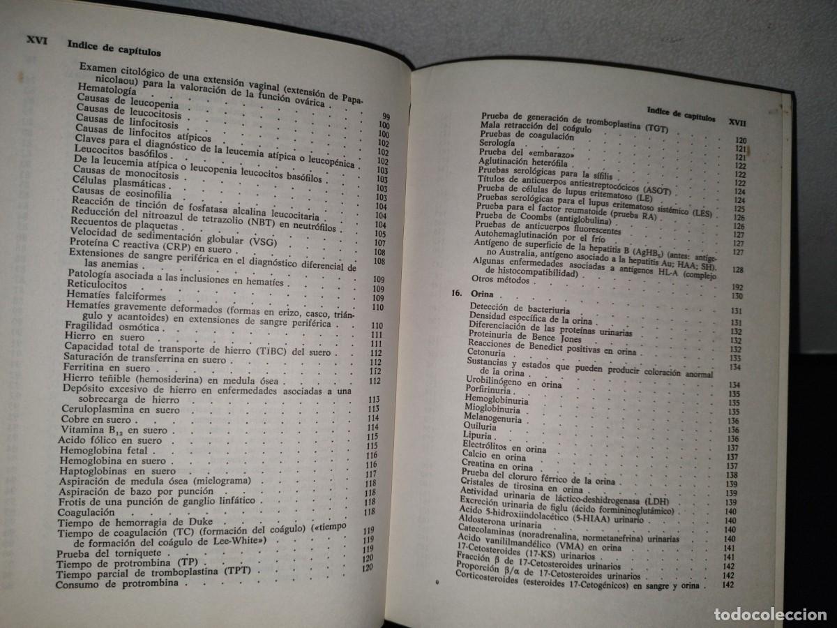 Libros de segunda mano: 87-2- INTERPRETACI&Oacute;N DE LOS DIAGN&Oacute;STICOS DE LABORATORIO - JACQUES WALLACH - Foto 9