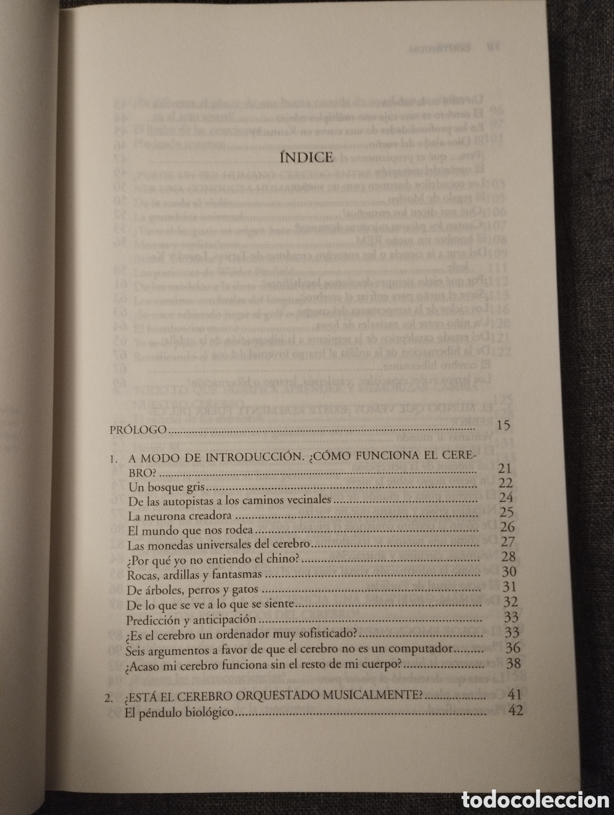 Libros de segunda mano: CONTINUUM &iquest;C&Oacute;MO FUNCIONA EL CEREBRO? (FRANCISCO MORA) - Foto 3