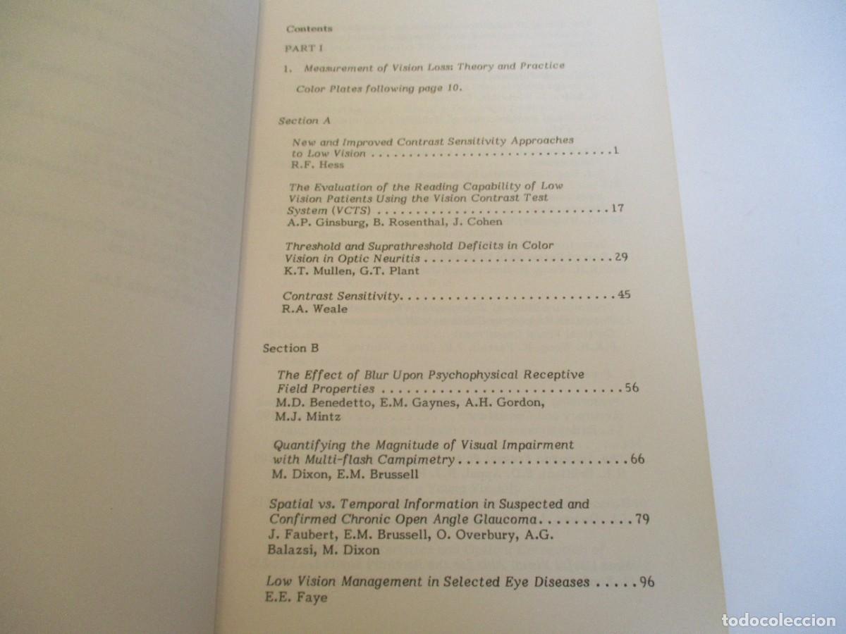 Libros de segunda mano: GEORGE C. WOO Low Vision principles and Applications (ingl&eacute;s) W23536 - Foto 2