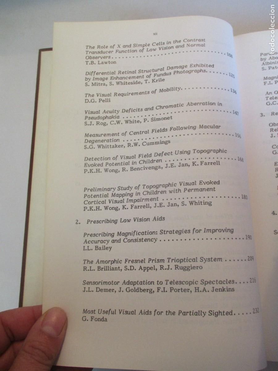 Libros de segunda mano: GEORGE C. WOO Low Vision principles and Applications (ingl&eacute;s) W23536 - Foto 3