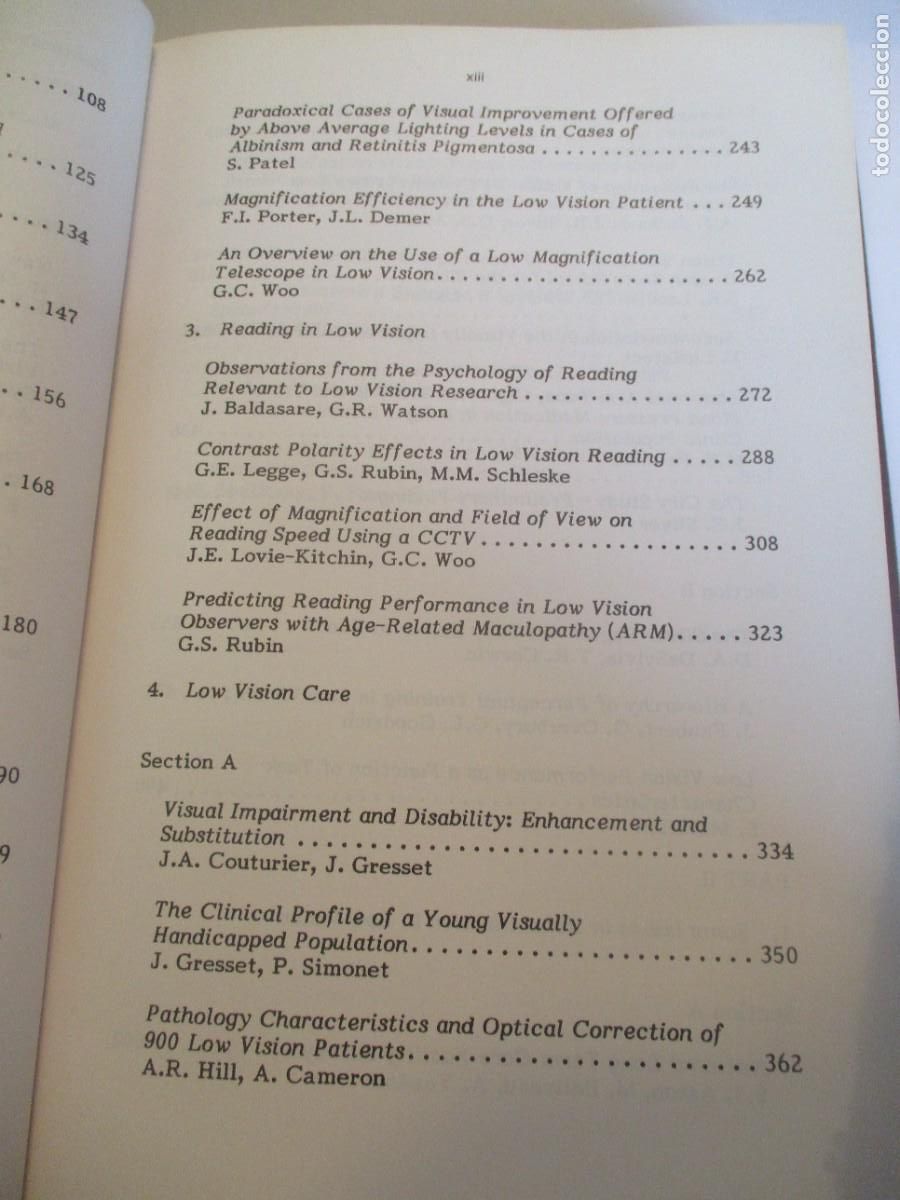 Libros de segunda mano: GEORGE C. WOO Low Vision principles and Applications (ingl&eacute;s) W23536 - Foto 4