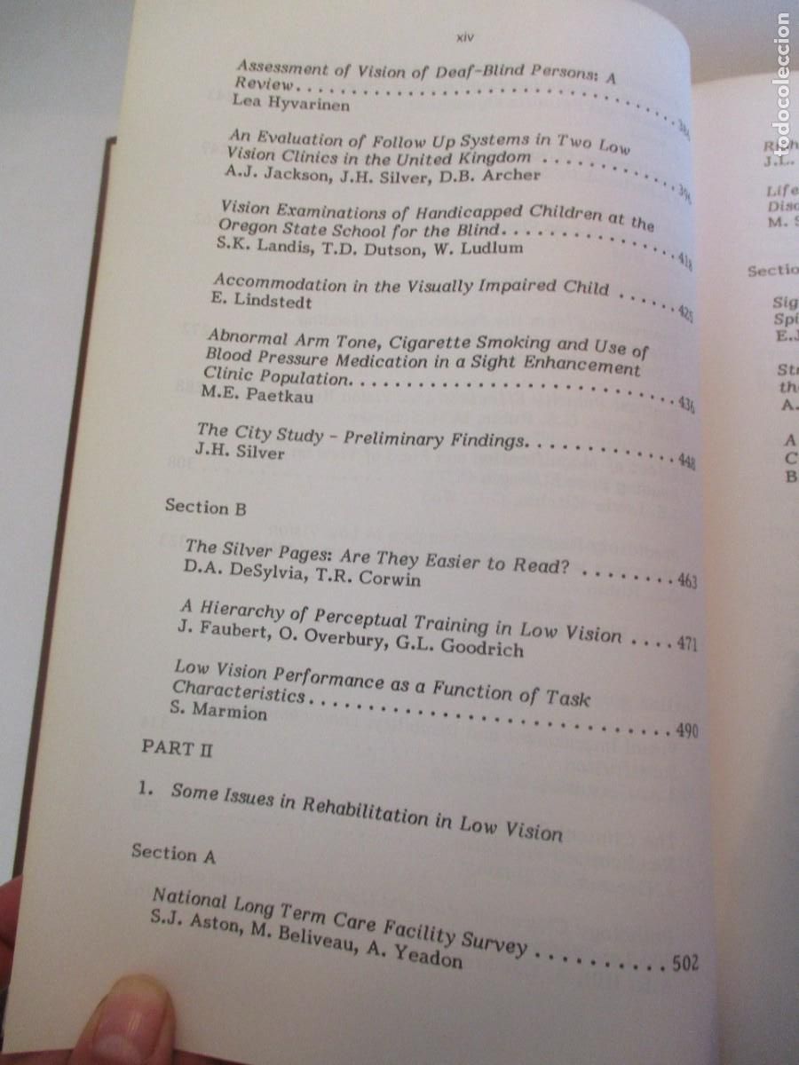 Libros de segunda mano: GEORGE C. WOO Low Vision principles and Applications (ingl&eacute;s) W23536 - Foto 5