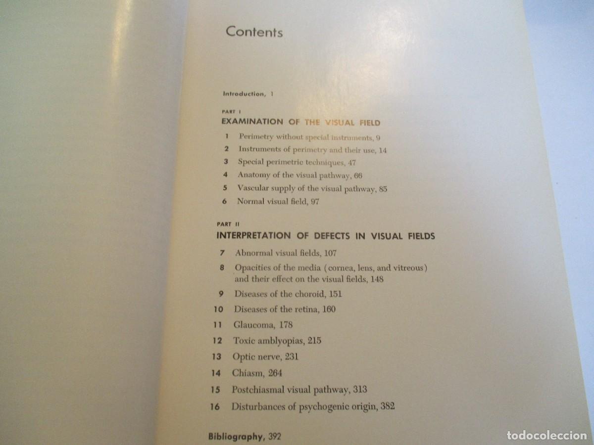 Libros de segunda mano: DAVID O. HARRINGTON The visual fields (ingl&eacute;s) W23539 - Foto 2