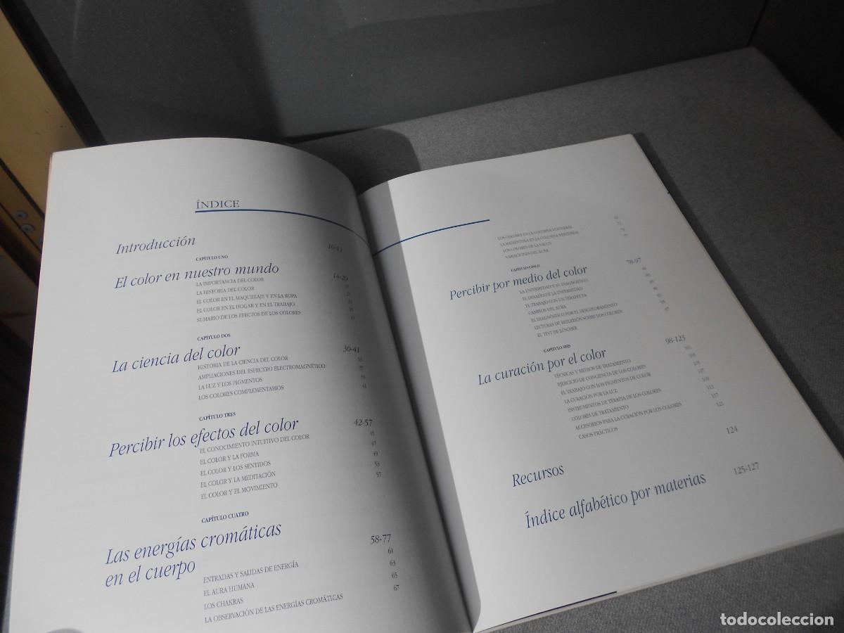Libros de segunda mano: EL LIBRO DE LA TERAPIA DE LOS COLORES. - Foto 3