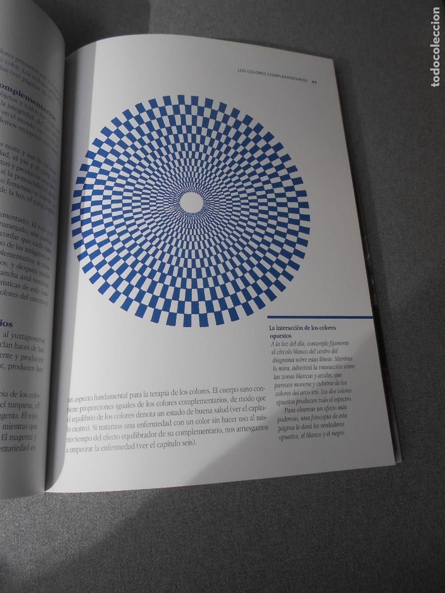 Libros de segunda mano: EL LIBRO DE LA TERAPIA DE LOS COLORES. - Foto 6