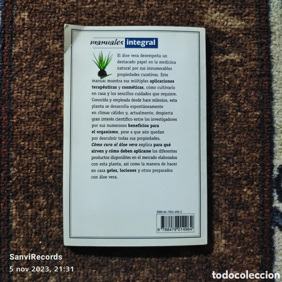 Libros de segunda mano: COMO CURA EL &Aacute;LOE VERA (MANUALES INTEGRAL) - Foto 2