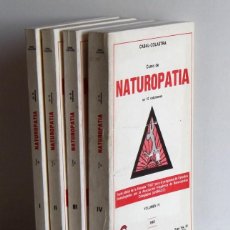 Libros de segunda mano: CURSO DE NATUROPATÍA. FERMIN CABAL, JOSÉ COLASTRA. VOLS. I, II, III Y IV