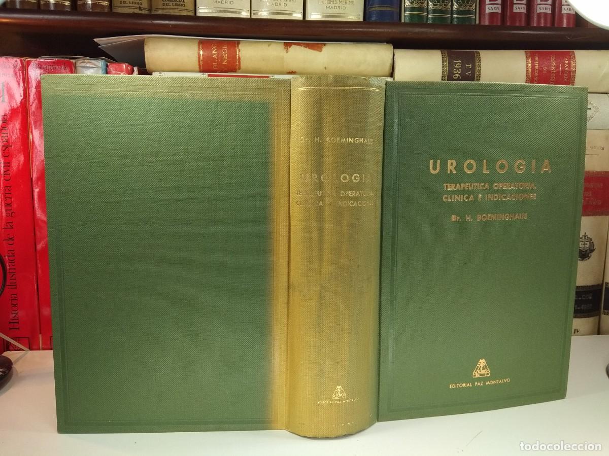 Second hand books: UROLOG&Iacute;A TERAPE&Uacute;TICA OPERATORIA, CL&Iacute;NICA E INDICACIONES. H. BOEMINGHAUS, 1958