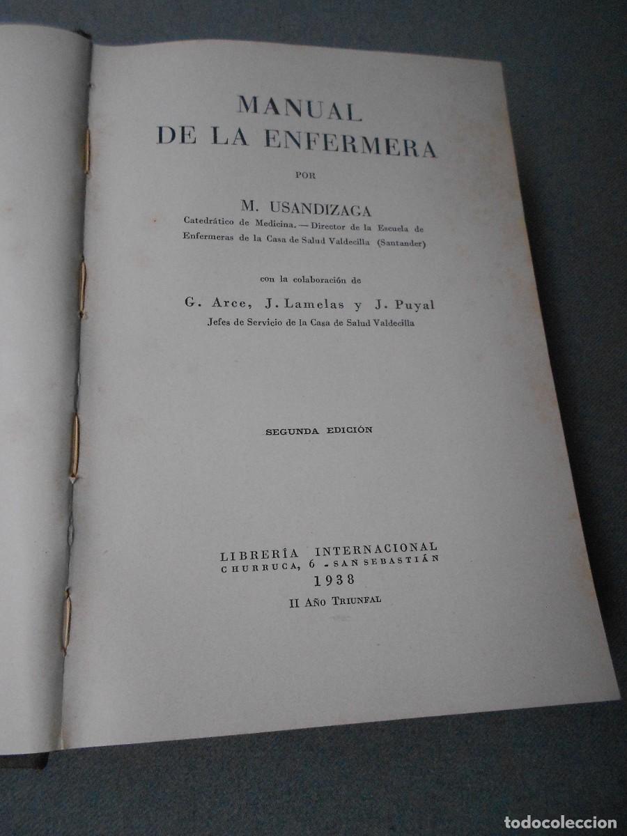 Libros de segunda mano: MANUAL DE ENFERMERA - Foto 2