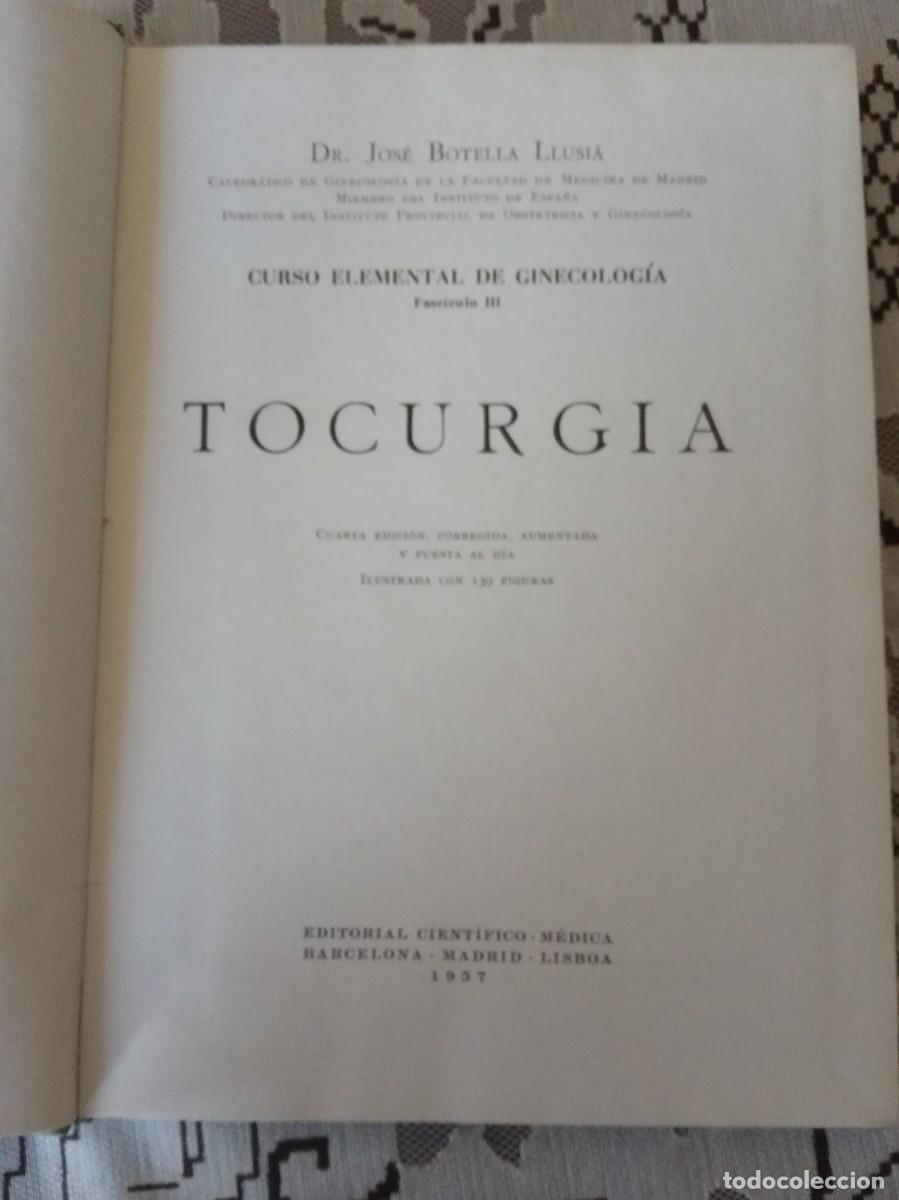 Libros de segunda mano: Tocurgia.-Dr. Jos&eacute; Botella Llusi&aacute;. - Foto 3