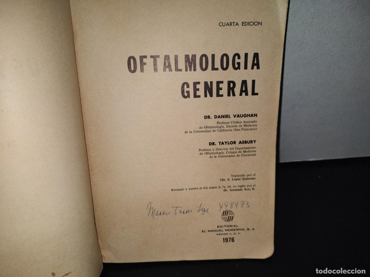 Libros de segunda mano: 85- OFTALMOLOG&Iacute;A GENERAL - DR. DANIEL VAUGHAN - Foto 3