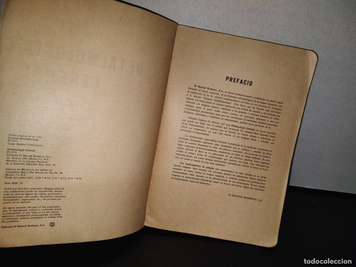 Libros de segunda mano: 85- OFTALMOLOG&Iacute;A GENERAL - DR. DANIEL VAUGHAN - Foto 4