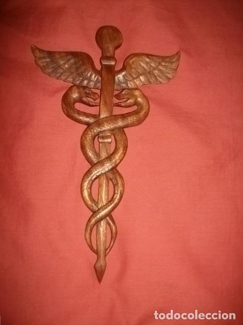 Libri di seconda mano: CADUCEO DE HERMES O MERCURIO EN MADERA, S&Iacute;MBOLO DEL COMERCIO Y SANITARIO EN ALGUNOS PA&Iacute;SES