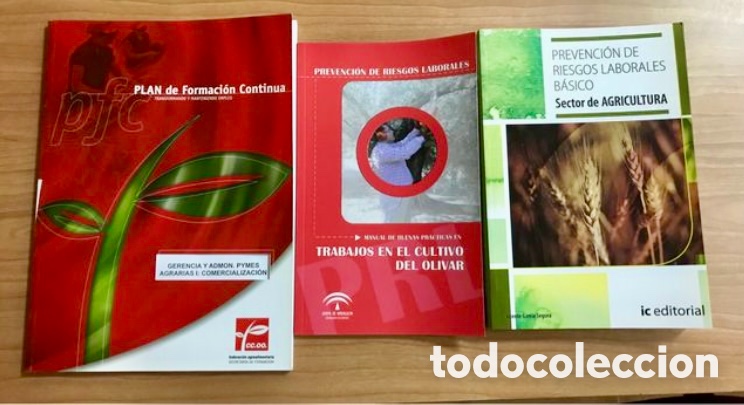 Livres d'occasion: LOTE DE MANUALES SECTOR AGR&Iacute;COLA.