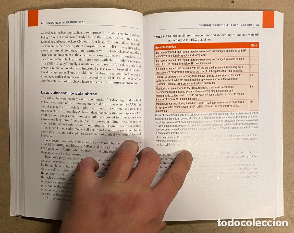 Libros de segunda mano: CLINICAL HEART FAILURE MANAGEMENT. PRACTICAL RECOMENDATIONS FOR IMPLEMENTATION. VV.AA. - Foto 5