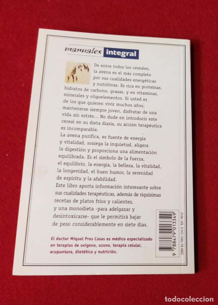 Libros de segunda mano: C&Oacute;MO CURA LA AVENA - DR. MIQUEL PROS - Foto 2