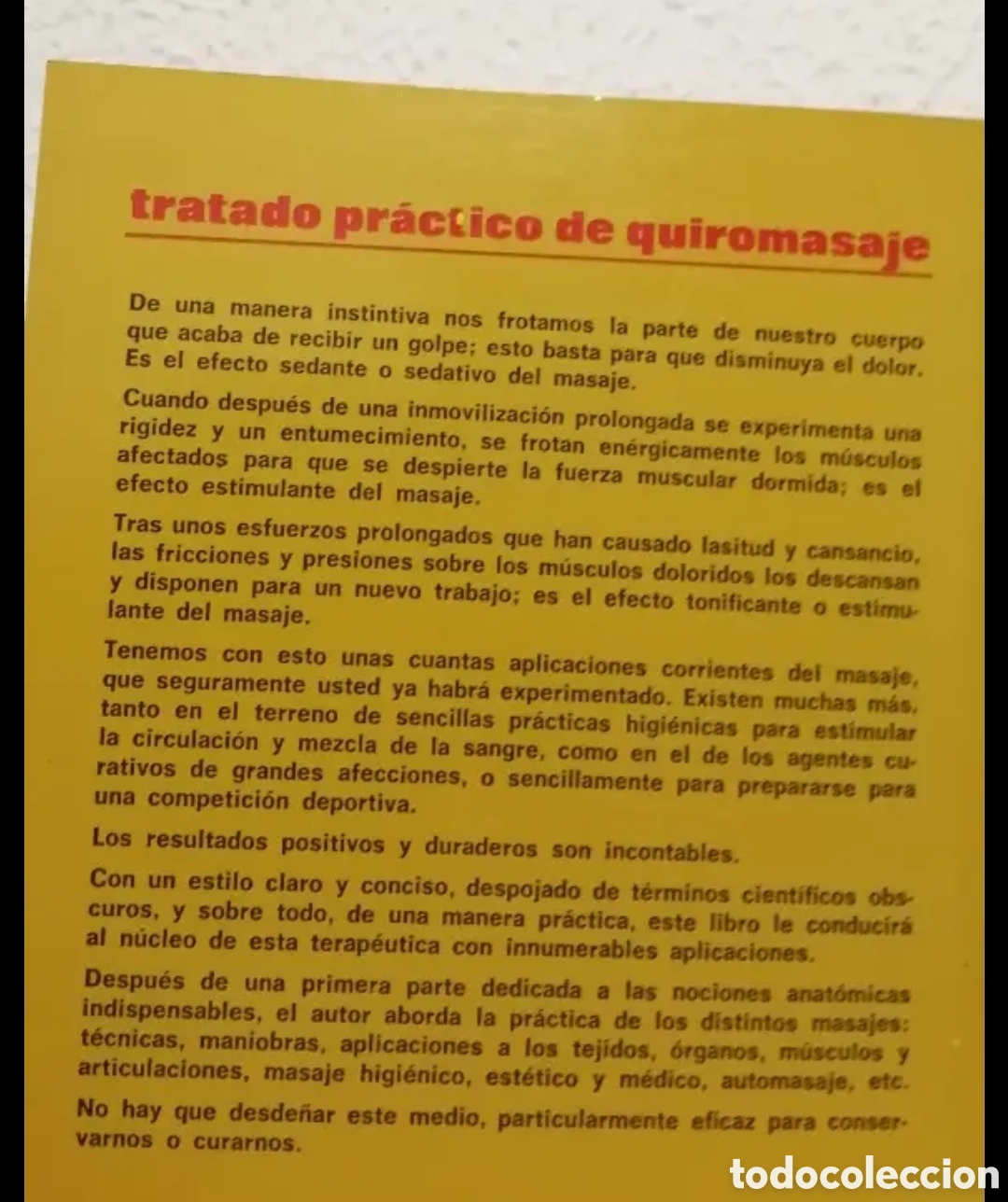 Libros de segunda mano: Tratado pr&aacute;ctico de quiromasaje - Foto 2