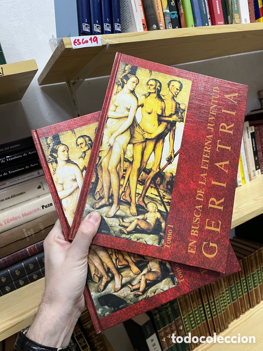 Libros de segunda mano: Esco19 EN BUSCA DE LA ETERNA juventud GERIATRIA tomos 1 y 2 completa